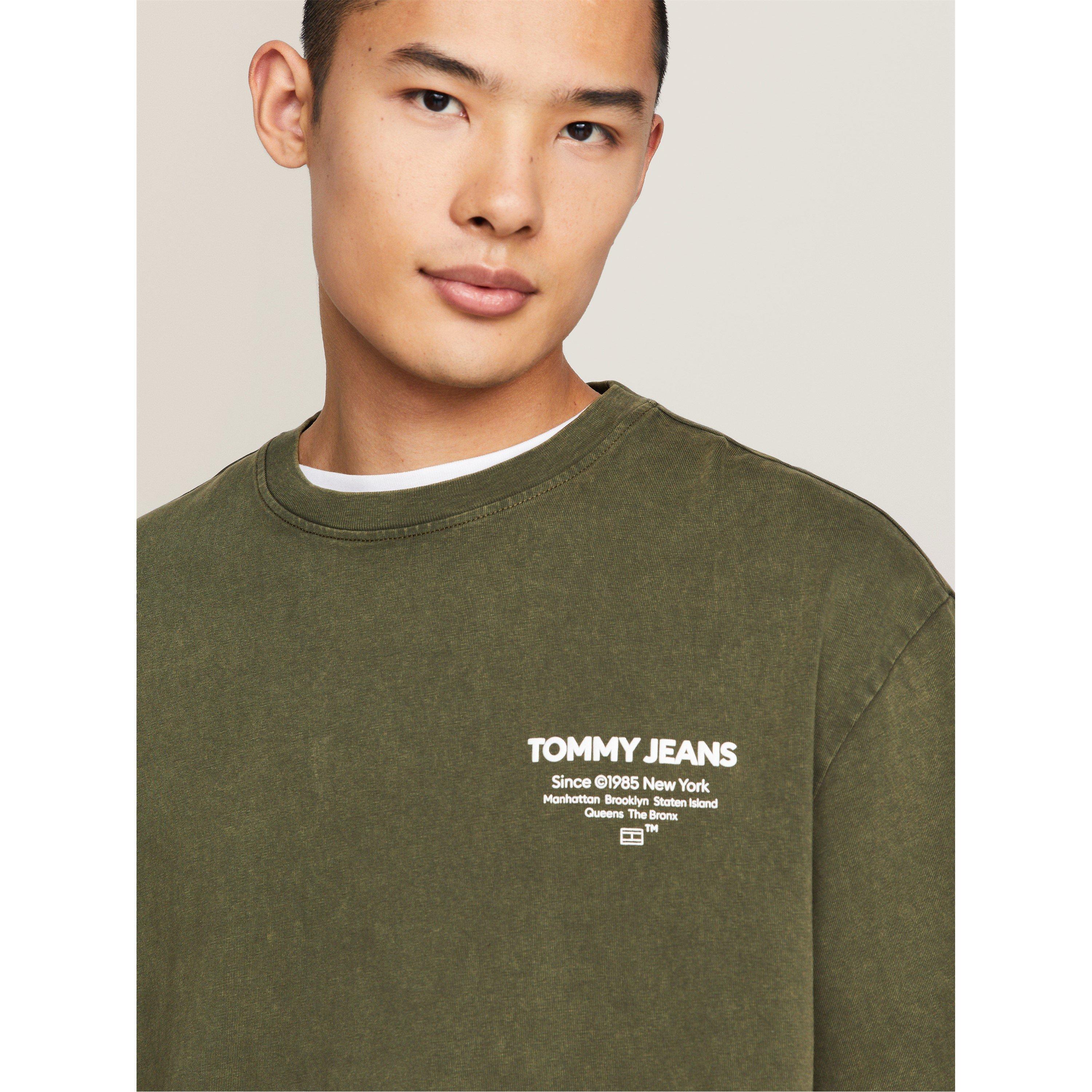 Tommy Jeans Washed Logo Regular Fit T Shirt