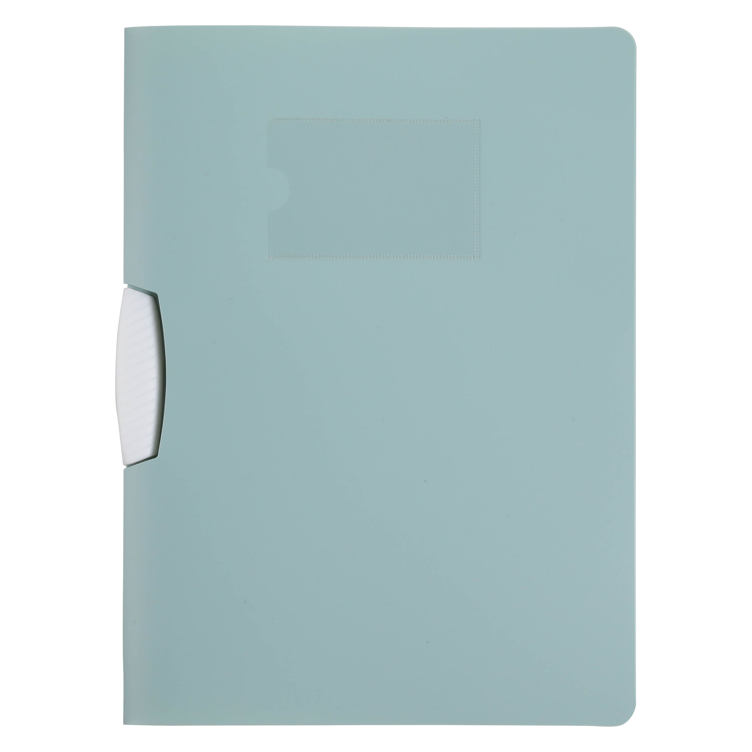 CAPA A4 COM CLIP AUCHAN VERDE POLIPROPILENO RECICLADO