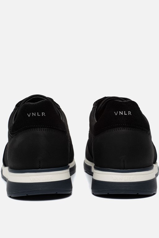 Van Lier Positano Sneakers zwart Nubuck