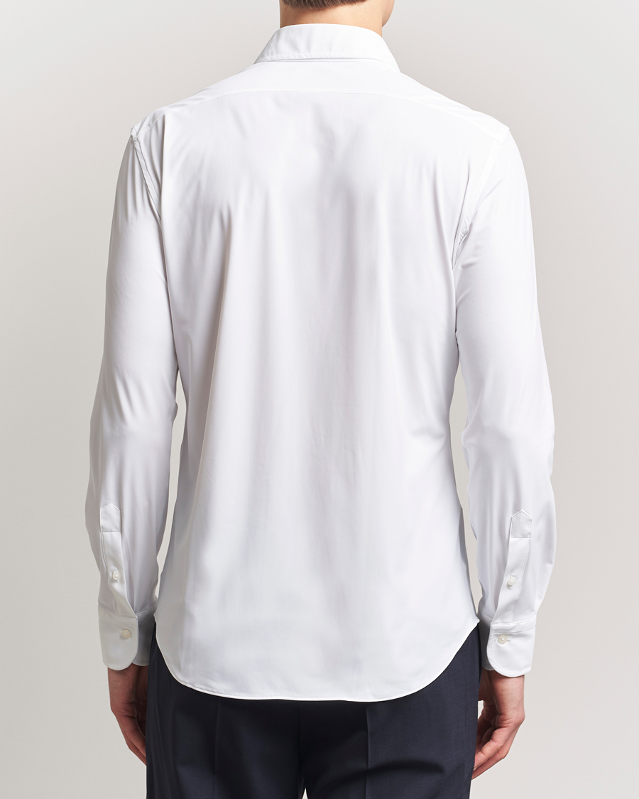 Grigio Jersey Stretch Shirt White