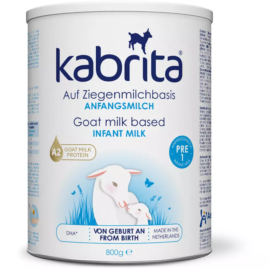 Kabrita Anfangsnahrung Pre auf Ziegenmilchbasis 800 g ab der Geburt