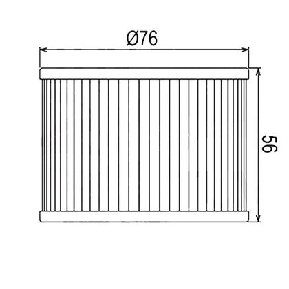 Filtre à huile HifloFiltro HF192 Type origine
