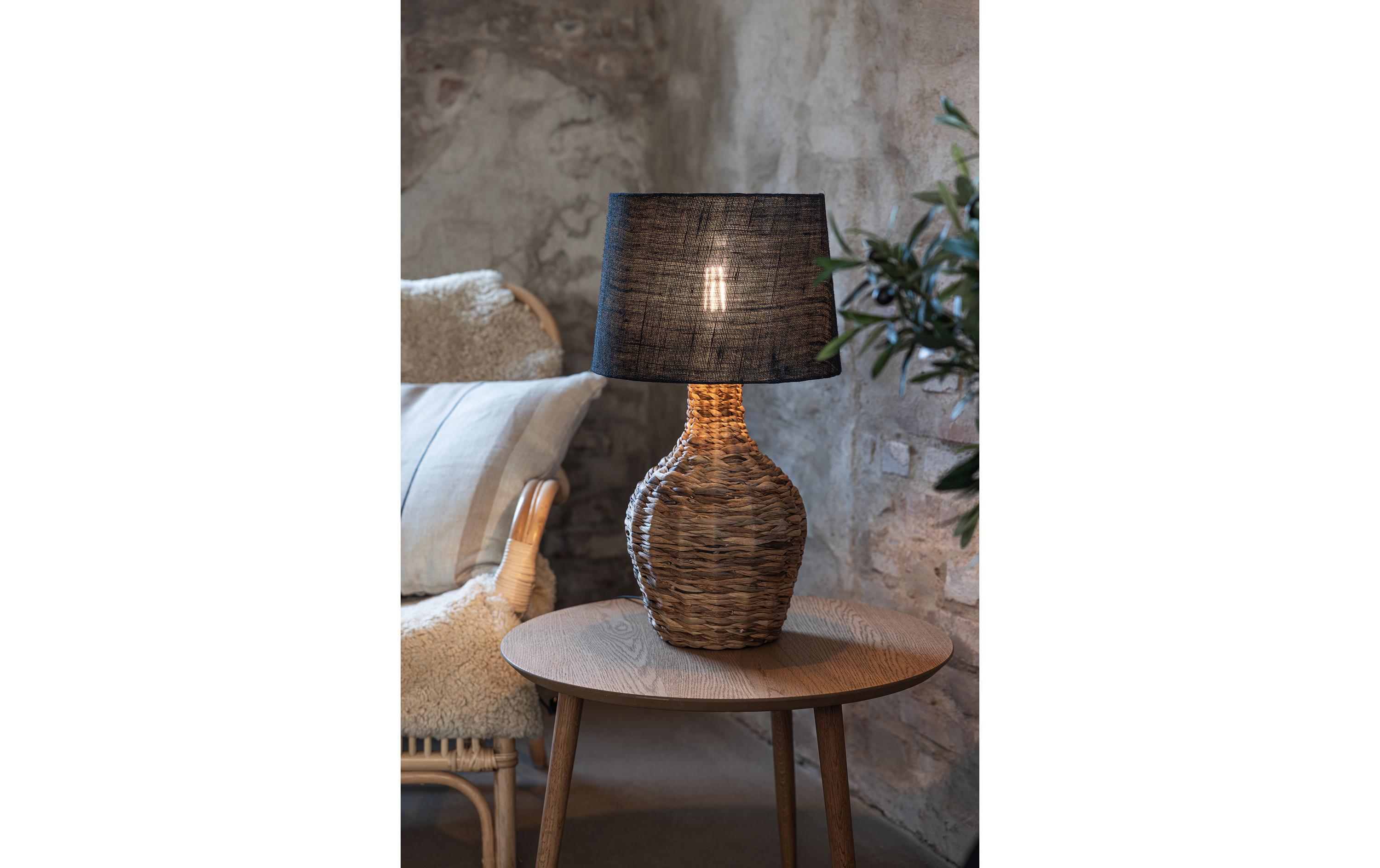 Tischleuchte Paglia Beige/SchwarzTischlampe