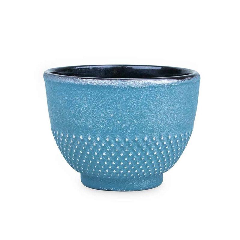 Tasse en fonte bleue et argentée Aromandise