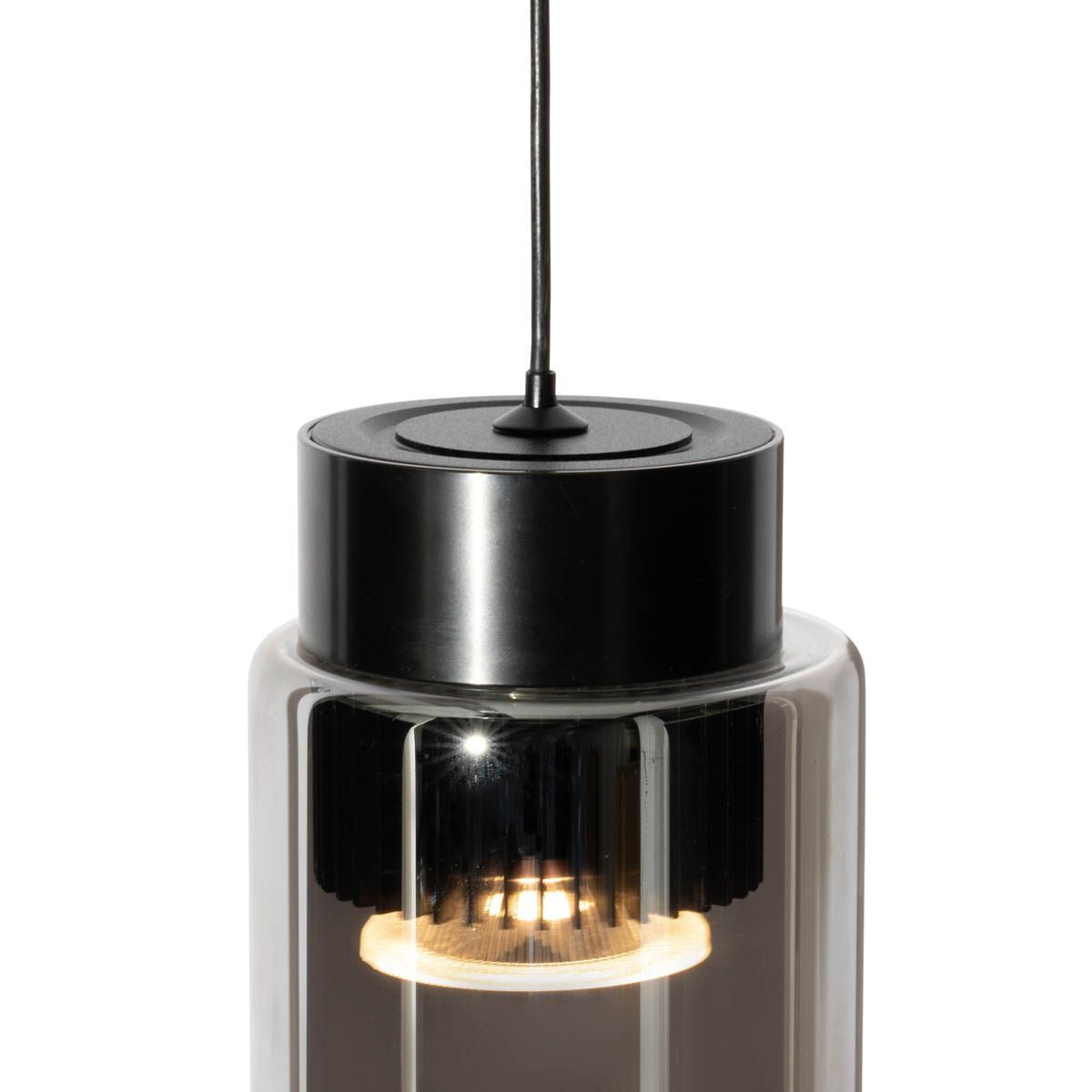 Moderne hanglamp zwart voor railsysteem 1-fase incl. LED - Magnetic Vance