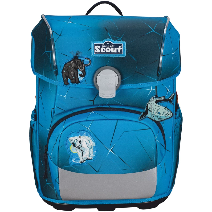 Scout Neo Exklusiv Safety Light - Schulranzen Set 5tlg. Polar Blue