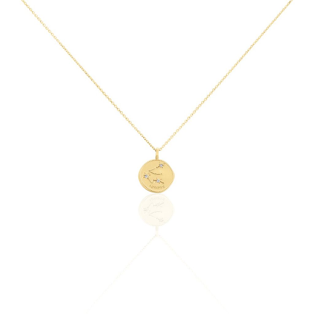 Collier Iago Plaqué Or Oxydes De Zirconium