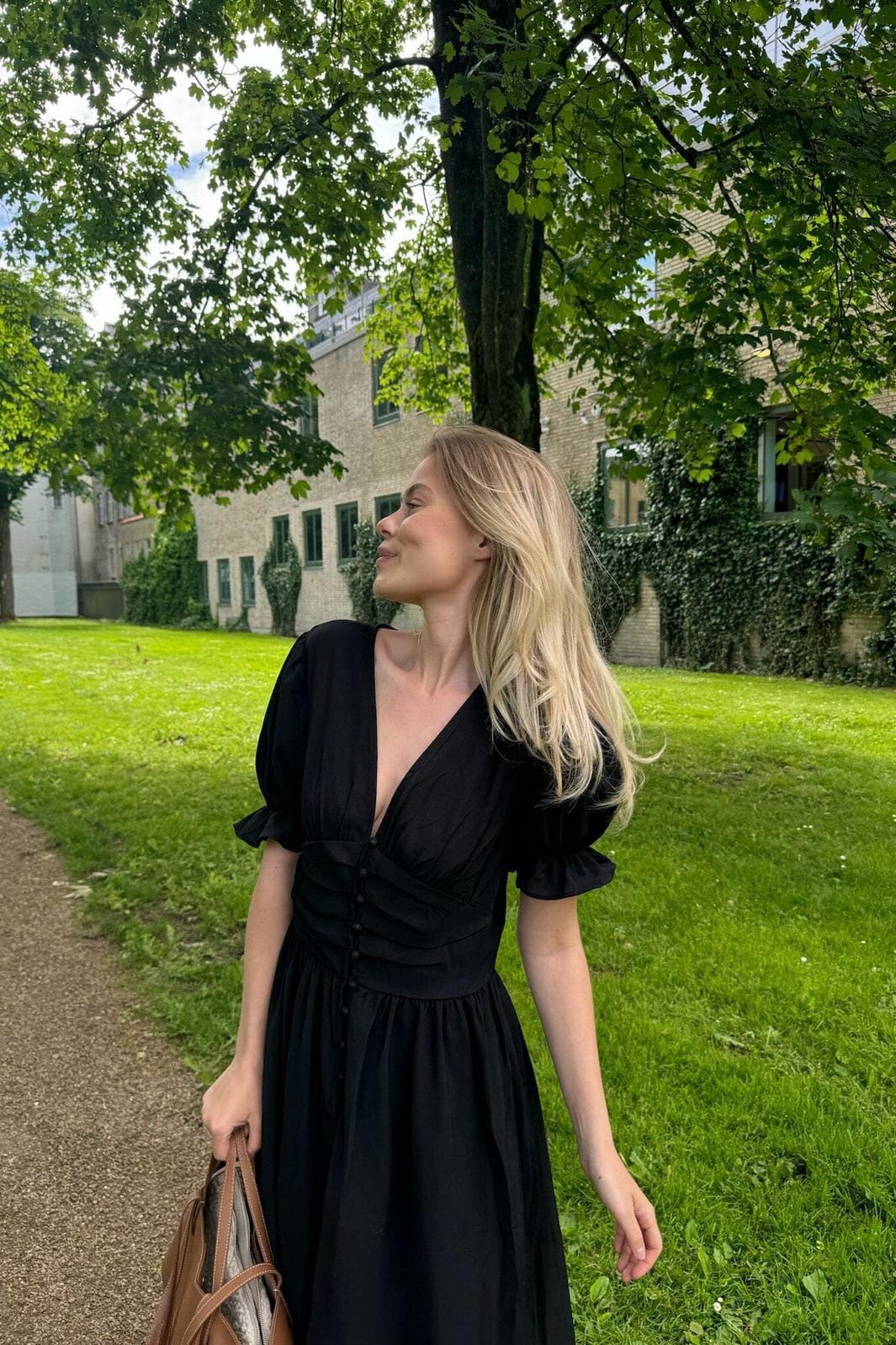 BYIC Adelic Long Ss Dress black black