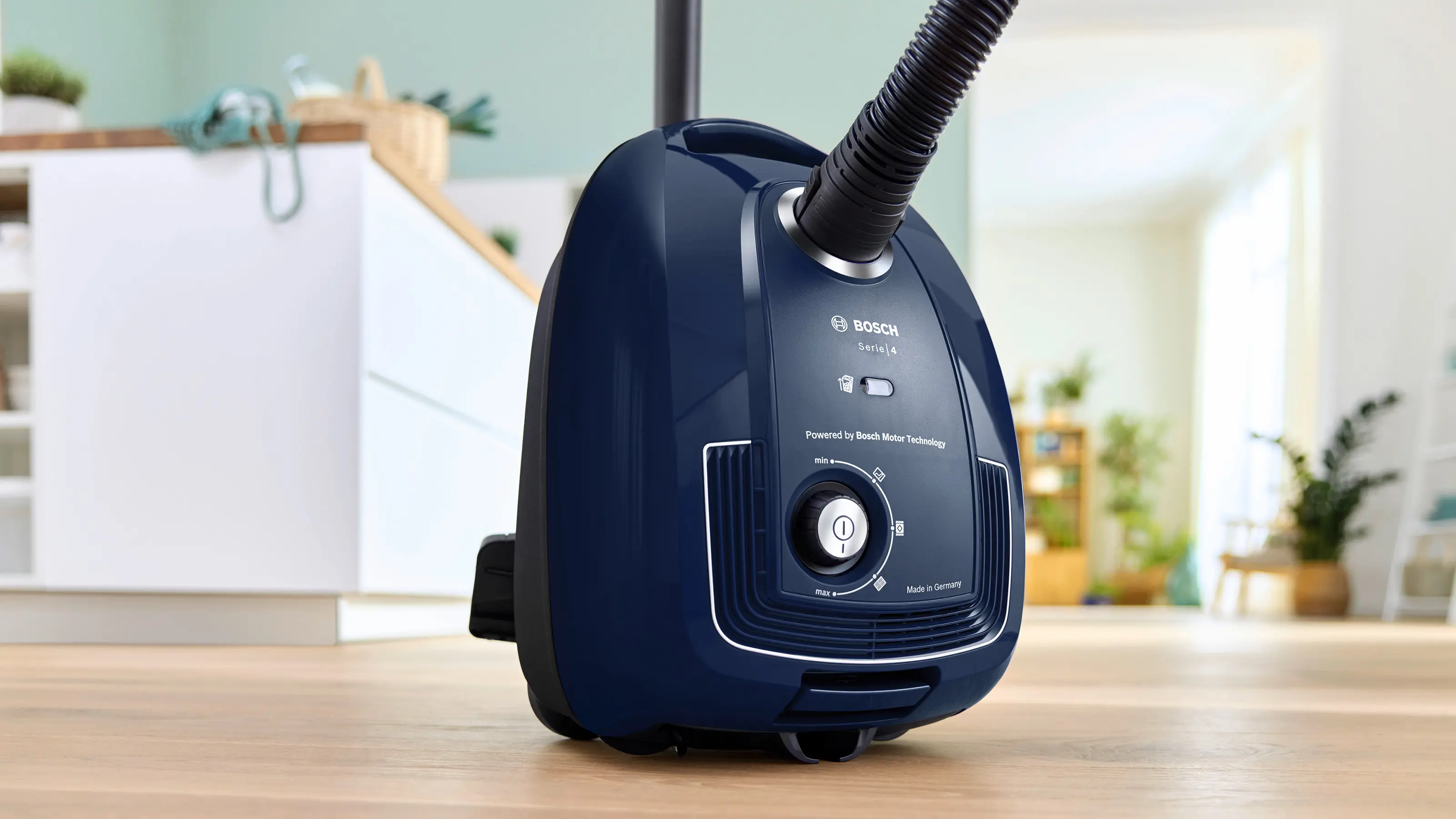 Serie 4 Stofzuiger met zak Blauw