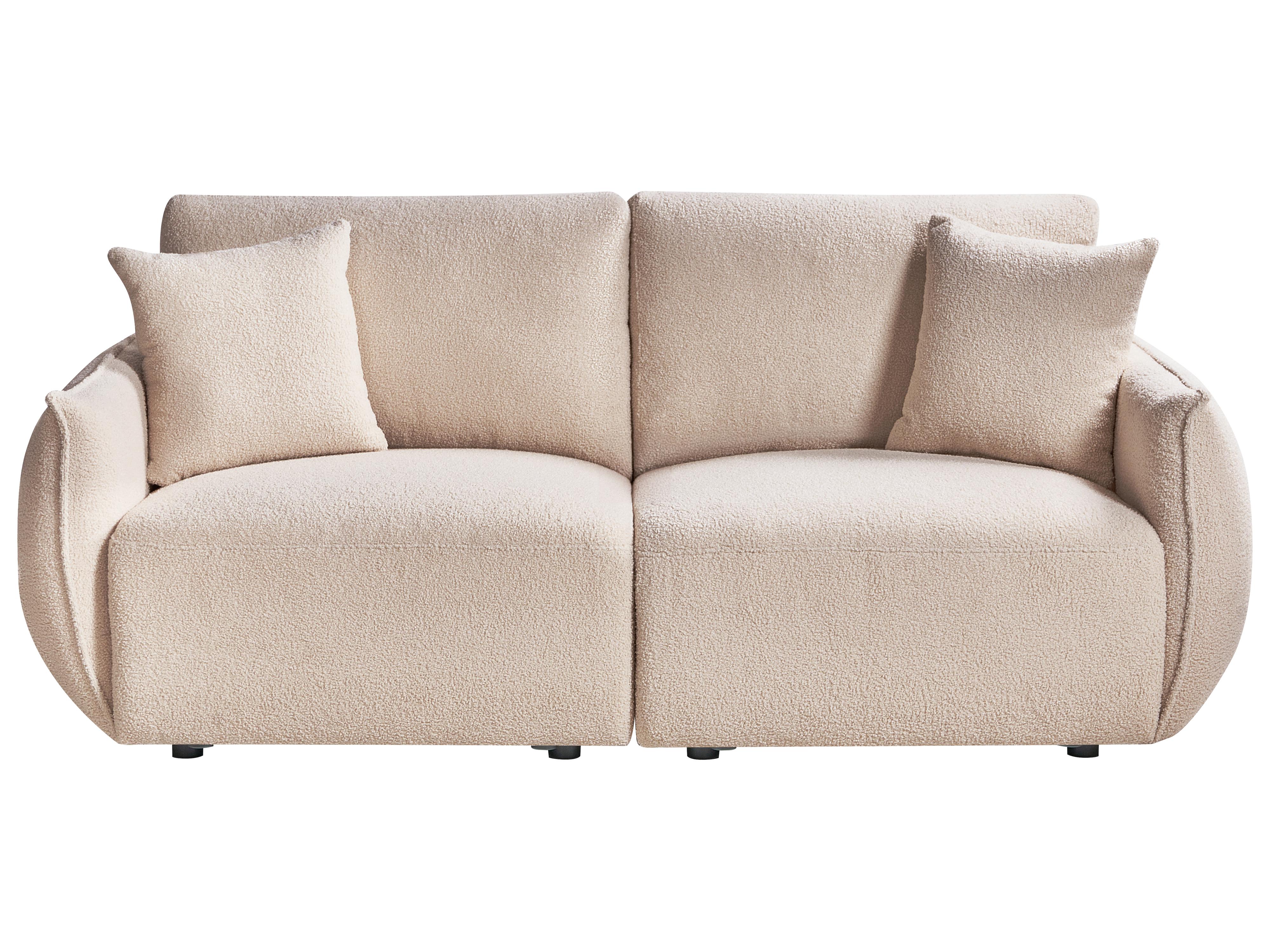Modulaire bank 2-zits MESNALI Bouclé Beige