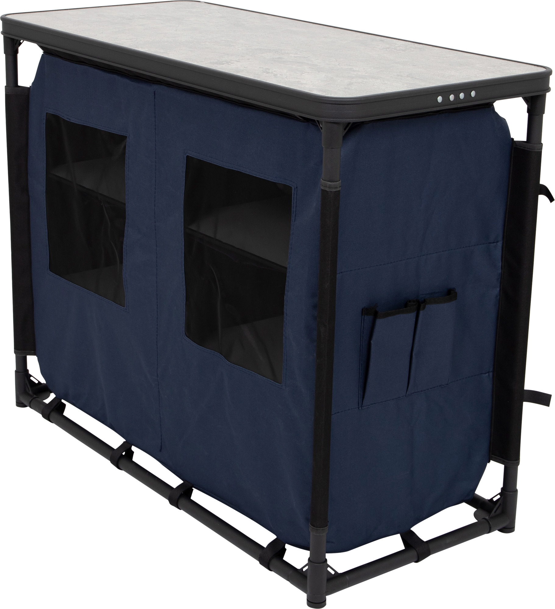 Bo-Camp Kochinsel/Faltschrank Industrial Hubbard, Campingschrank