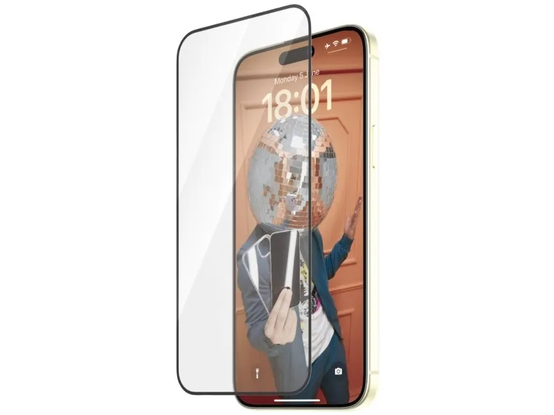 PanzerGlass™ | Ultra-Wide Fit - Skærmbeskyttelse til mobiltelefon - Re:fresh | Apple iPhone 15 Plus