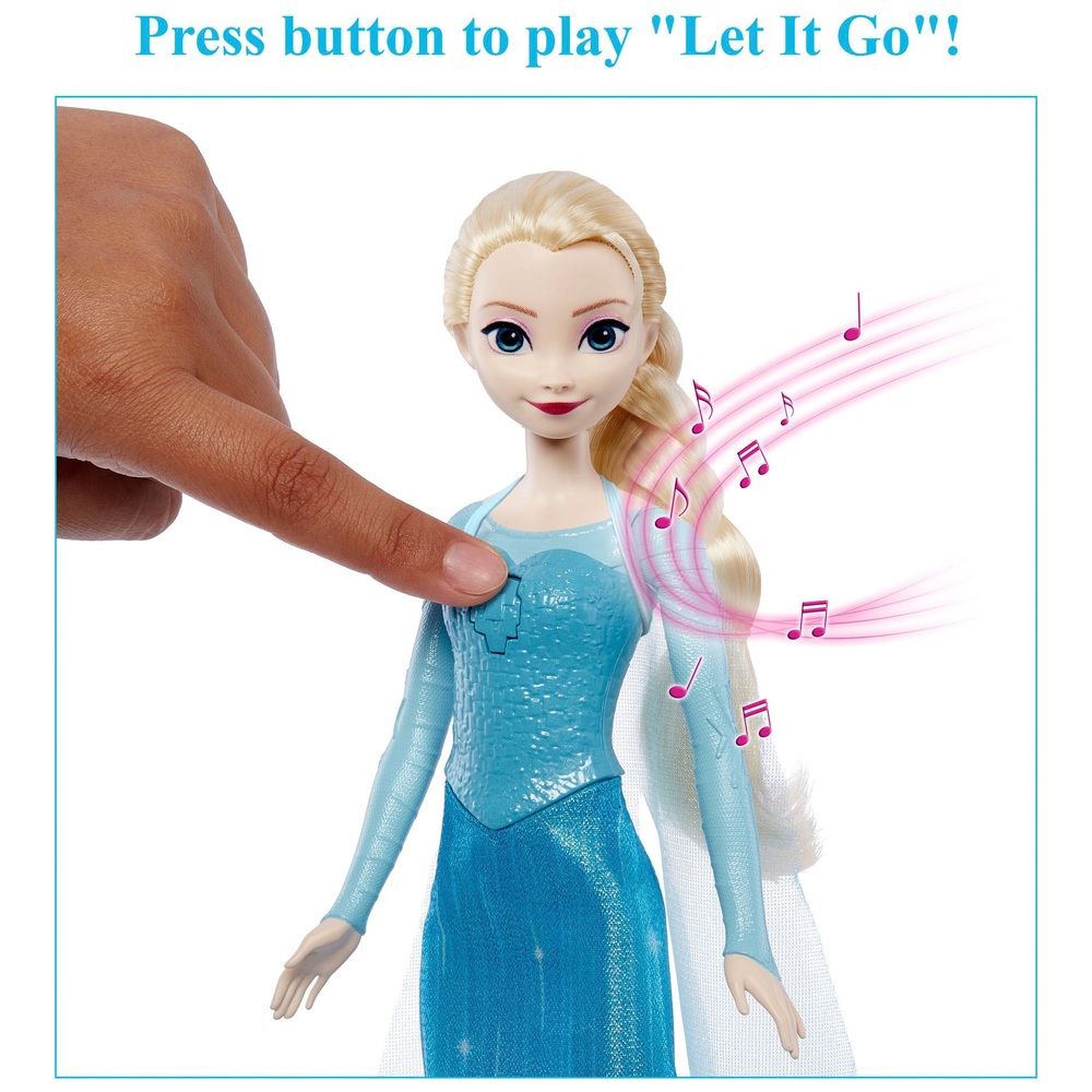 Die Eiskönigin Elsa singt Puppe