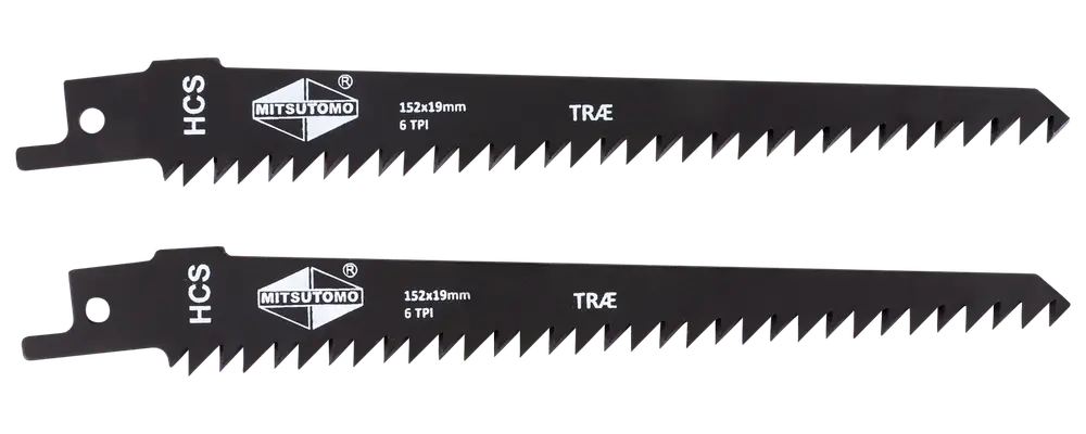 Mitsutomo Bajonetsavklinge træ 150 mm 2-pak