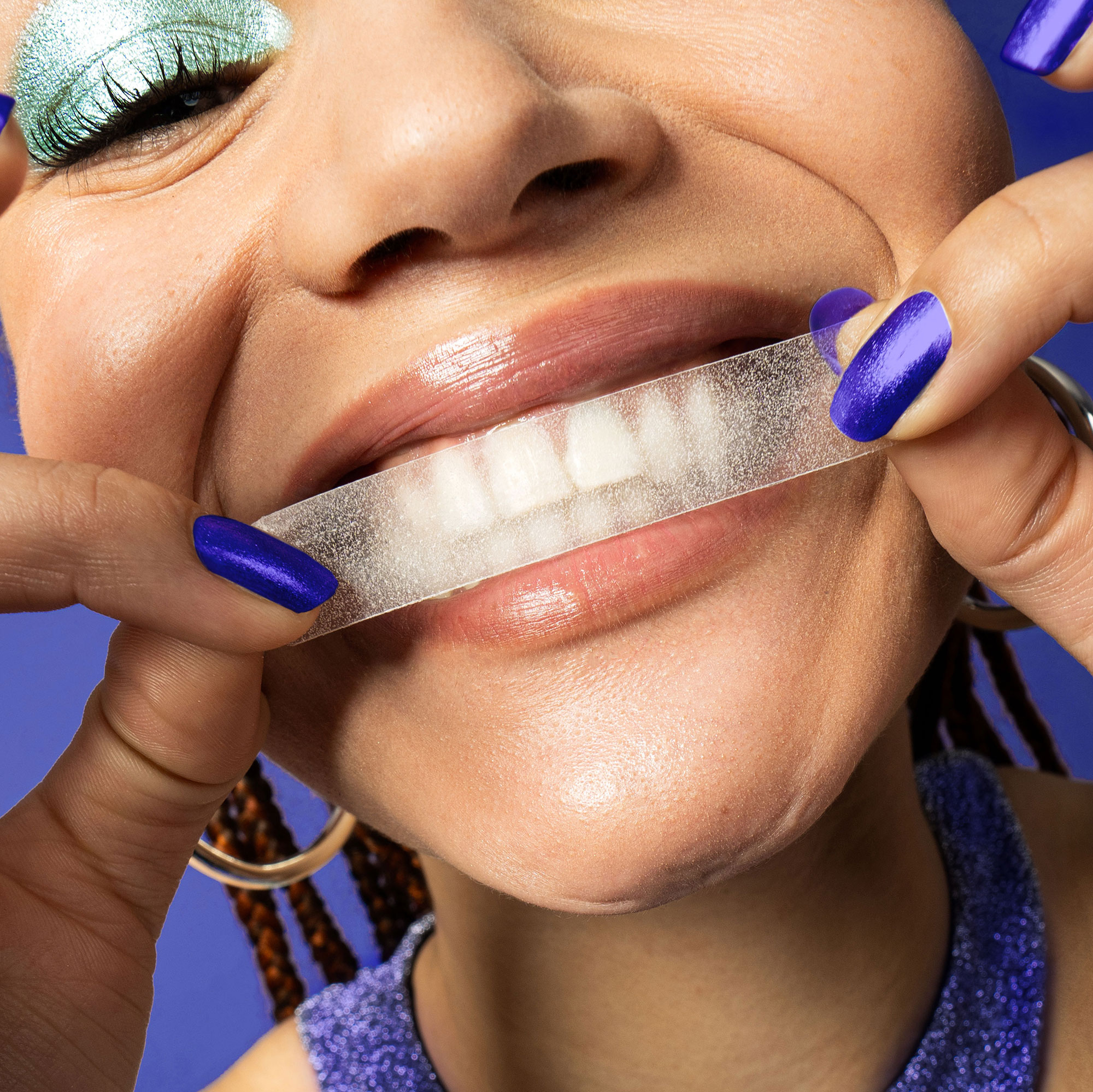 (14er Set) Zahnbleaching Pop Whitening Strips zur Zahnaufhellung (SPCWSBE) - Very Berry