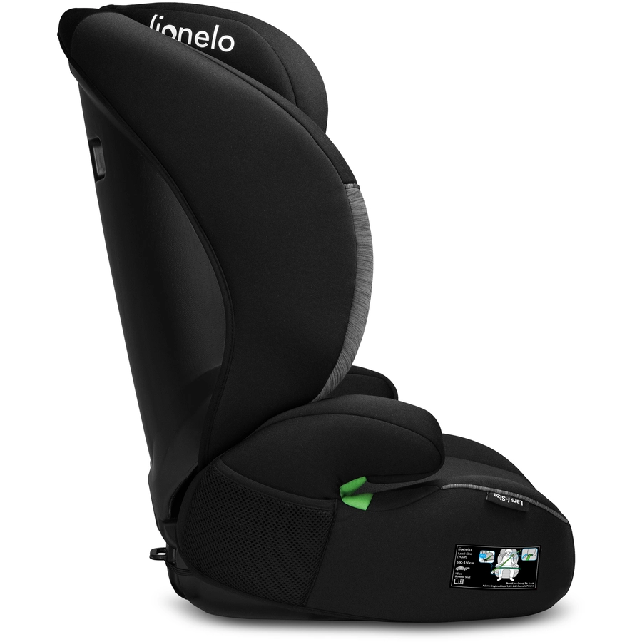 lionelo Kindersitz Lars i-Size Black Grey