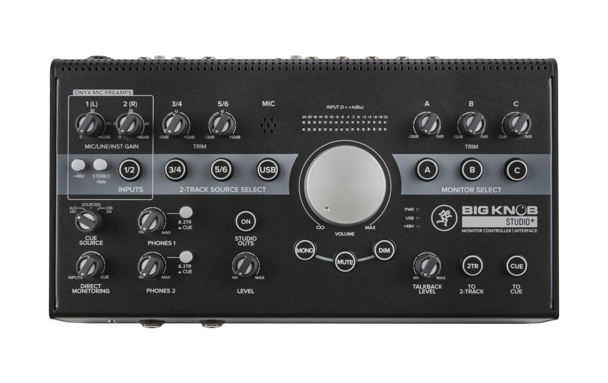 Monitorcontroller Big Knob Studio+<br>Signalrouting- und Monitoring-Lösung für DAW-basiertes Studio