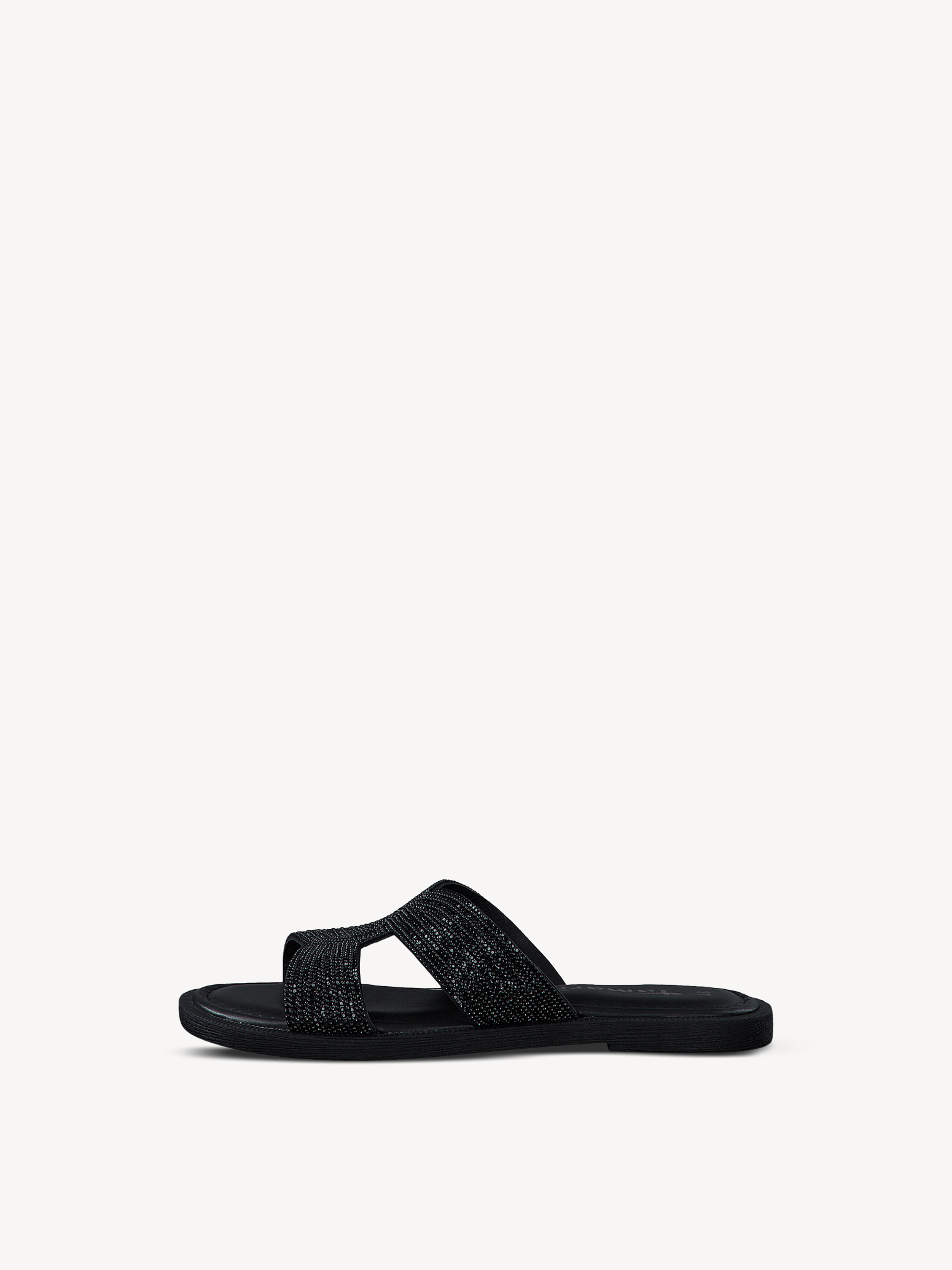 Leren Slipper - zwart