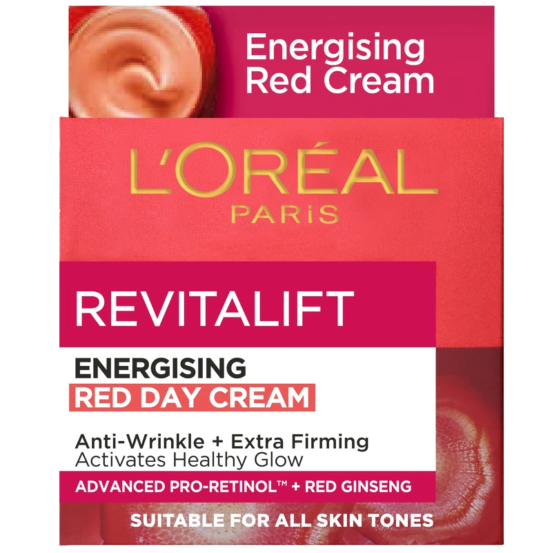 L'Oréal Paris Skin Expert Revitalift Energising Red Cream Day 50 ml