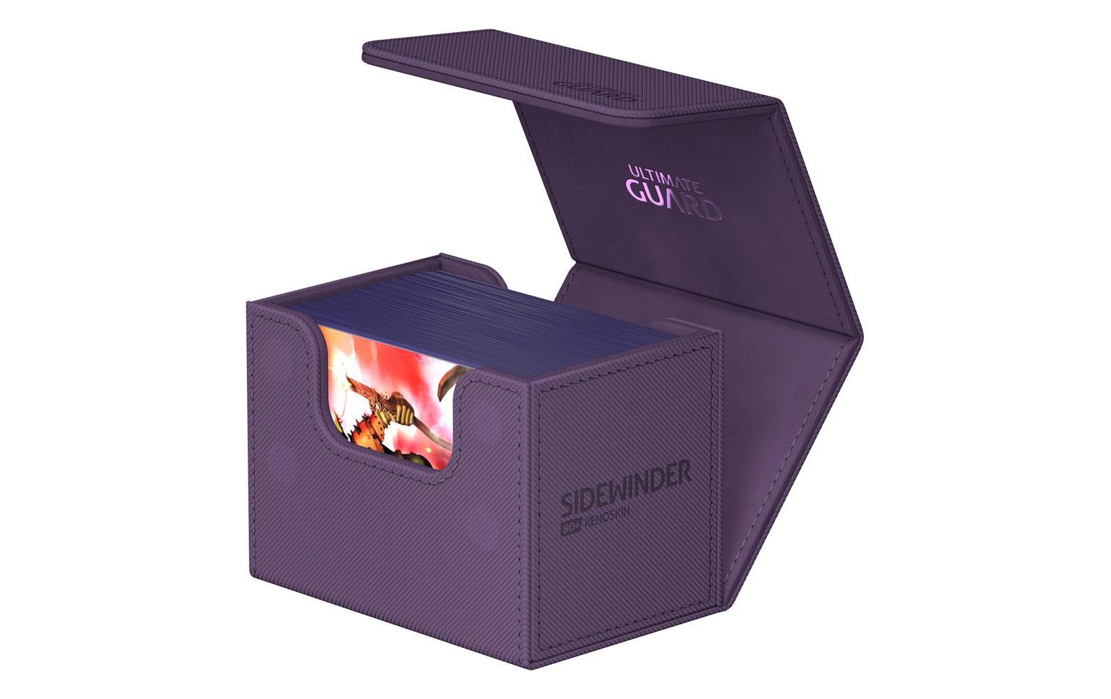 Kartenbox XenoSkin Sidewinder Monocolor 80+ ViolettHochwertige Box für Sammelkarten in Standardgrösse