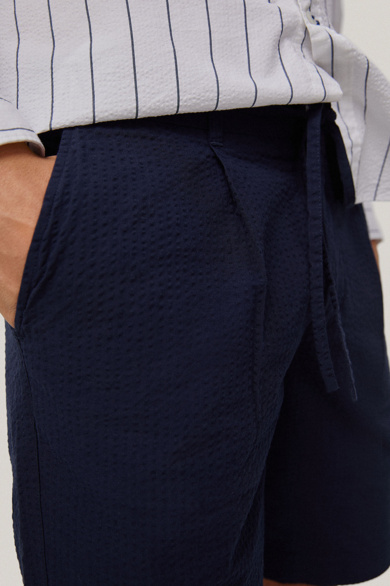 Bermuda Chino Structure - Azul