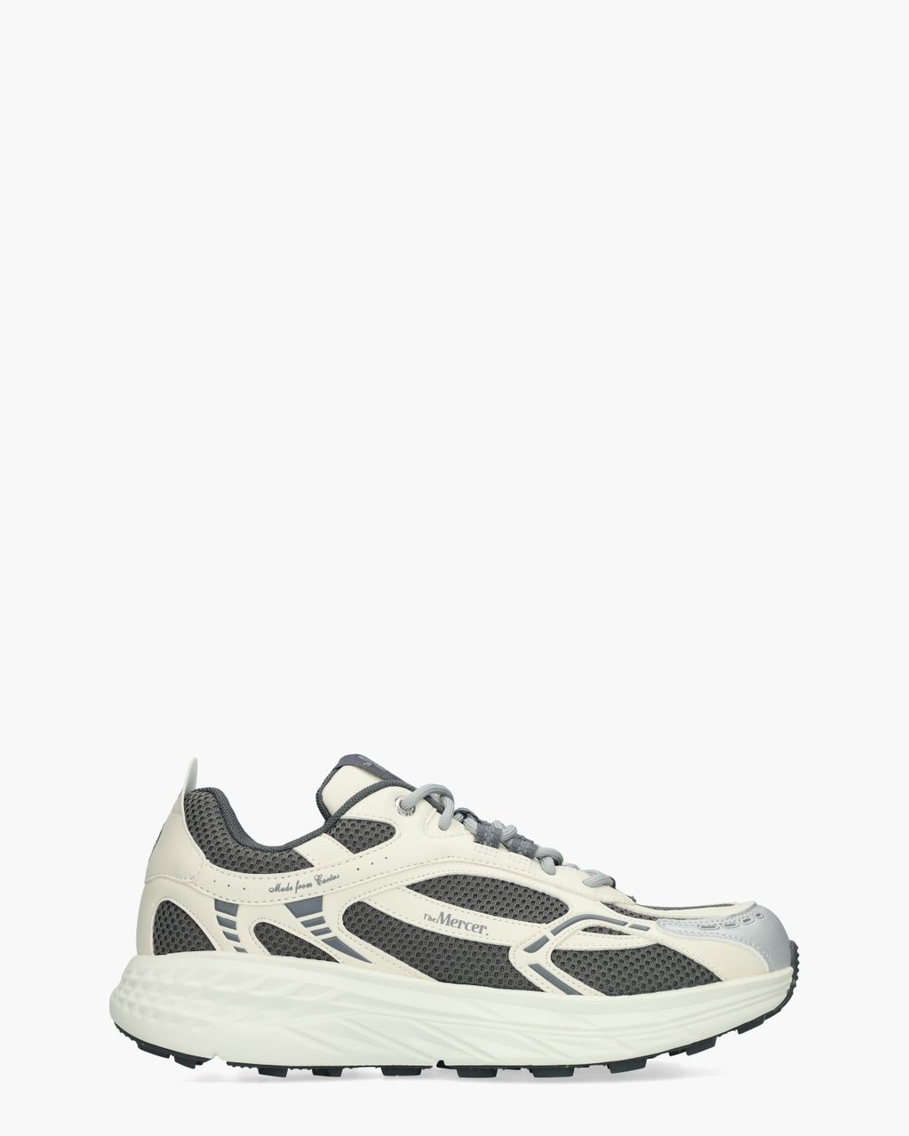 Mercer Amsterdam The Re-Run Max Cactus Off-White/Grijs Herensneakers
