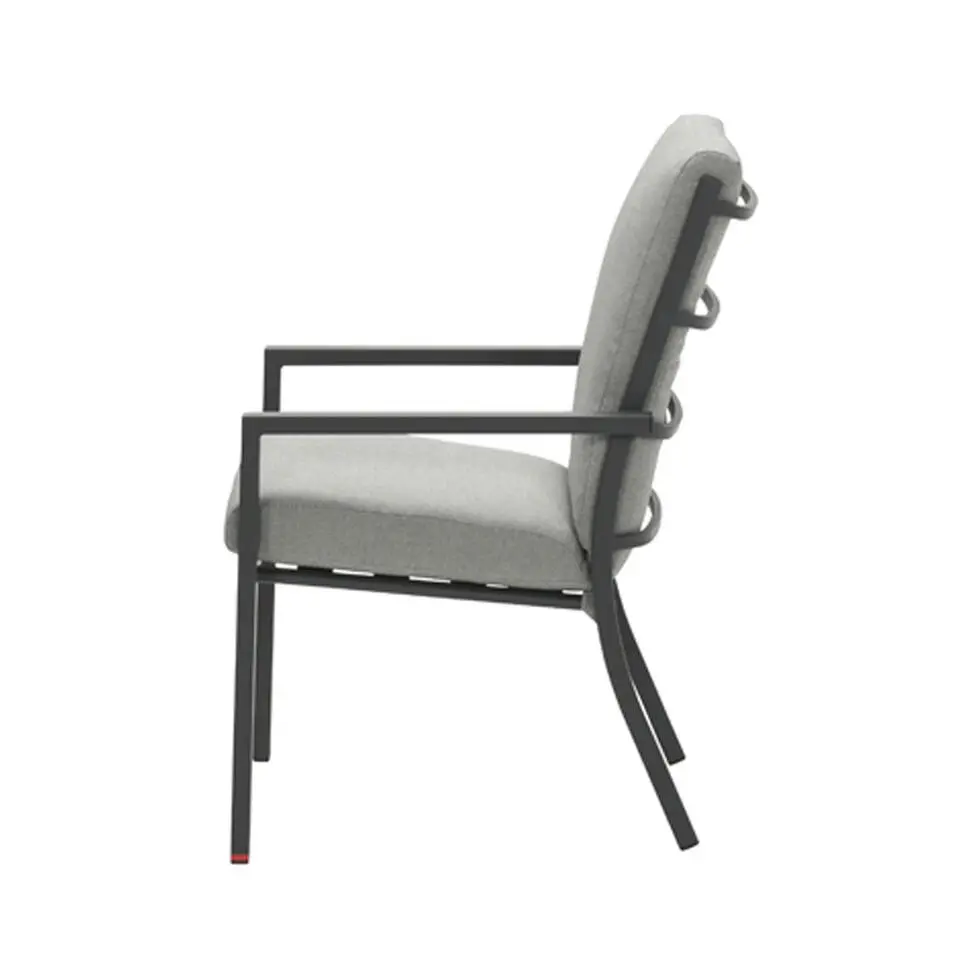 Garden Impressions Senja lounge dining tuinstoel - donker grijs