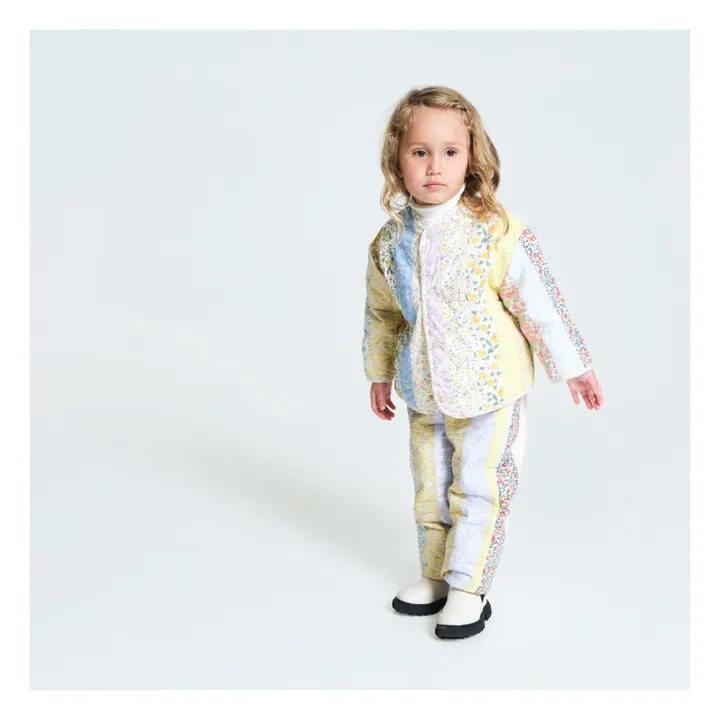 Esther Veste Matelassée Patchwork Bingley | Jaune