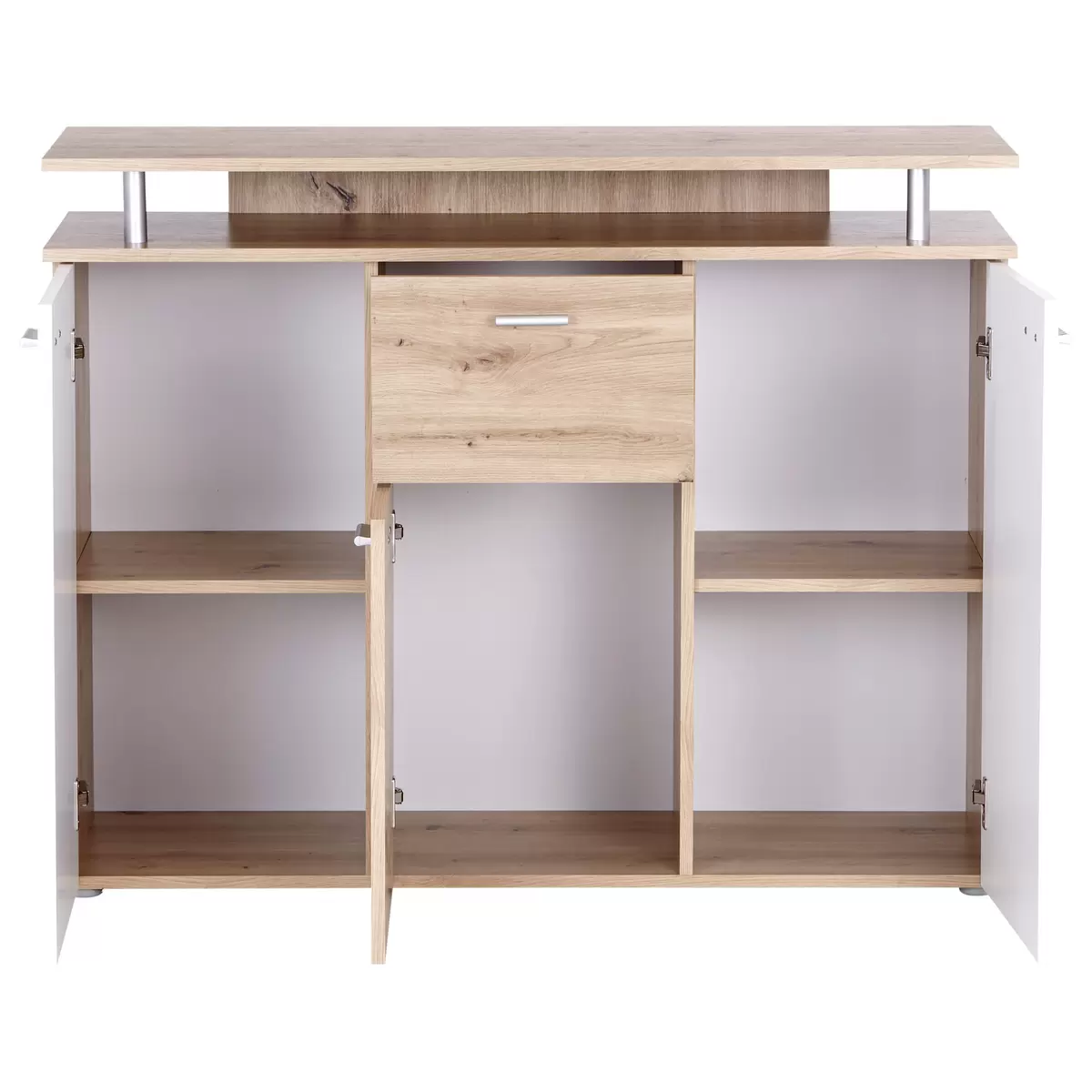 Kommode Leon weiss,Artisan Eiche