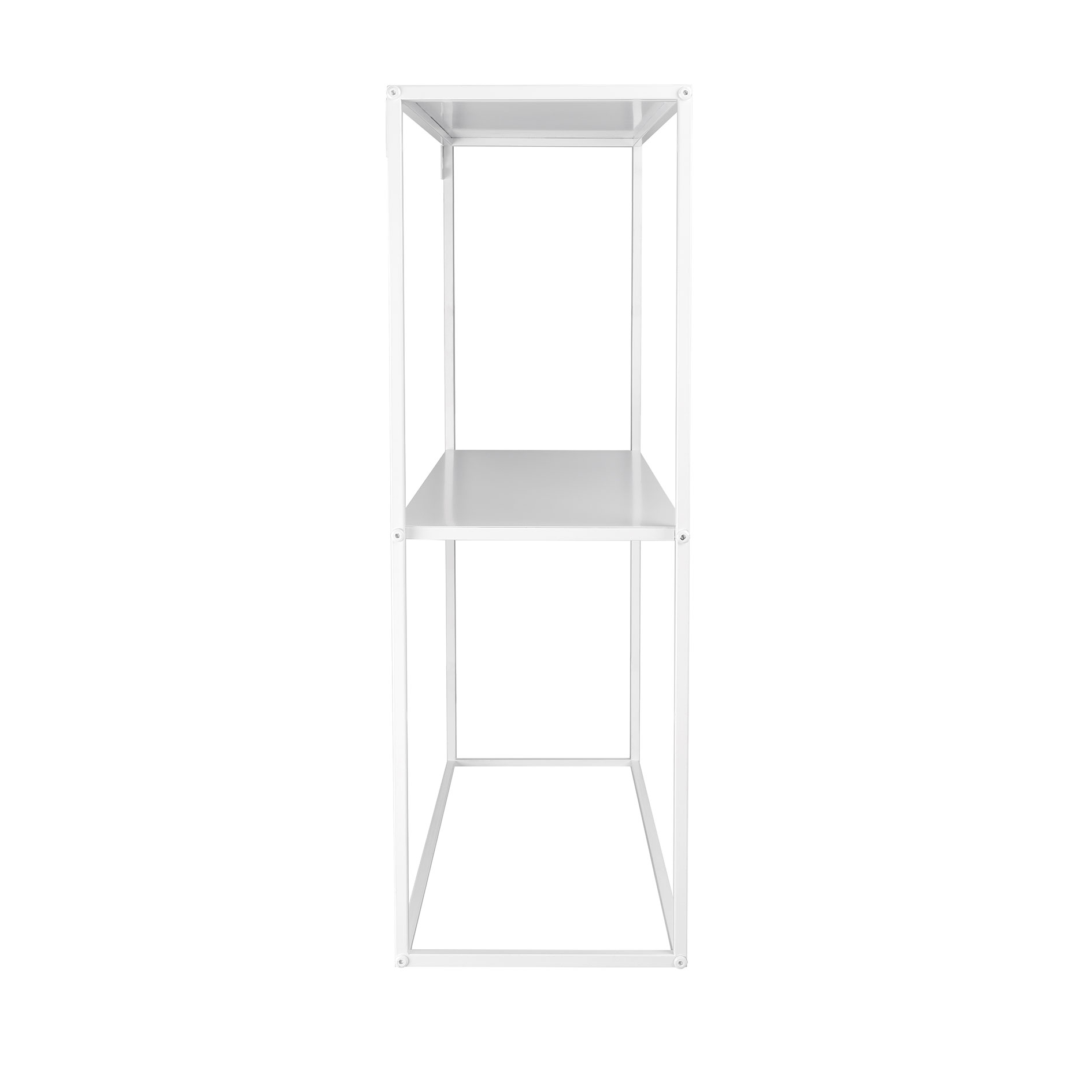 Konsolentisch - weiß - Metall - 80 cm