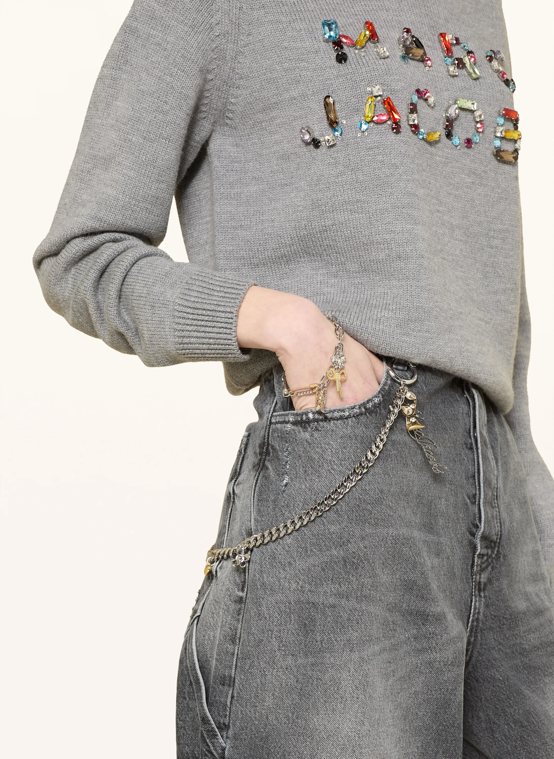 MARC JACOBS Armband THE GRUNGE GLAM CHARM BRACELET