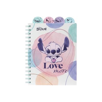 CoolPack Disney - Cahier de notes - A5 (148 x 210 mm) - 100 feuilles / 200 pages - carré - stitch