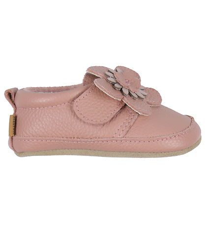 Melton Leder-Krabbelschuhe - Daisy - Ash Rose