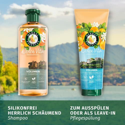 Herbal Essences Volumen Shampoo mit Orangenduft, für feines Haar