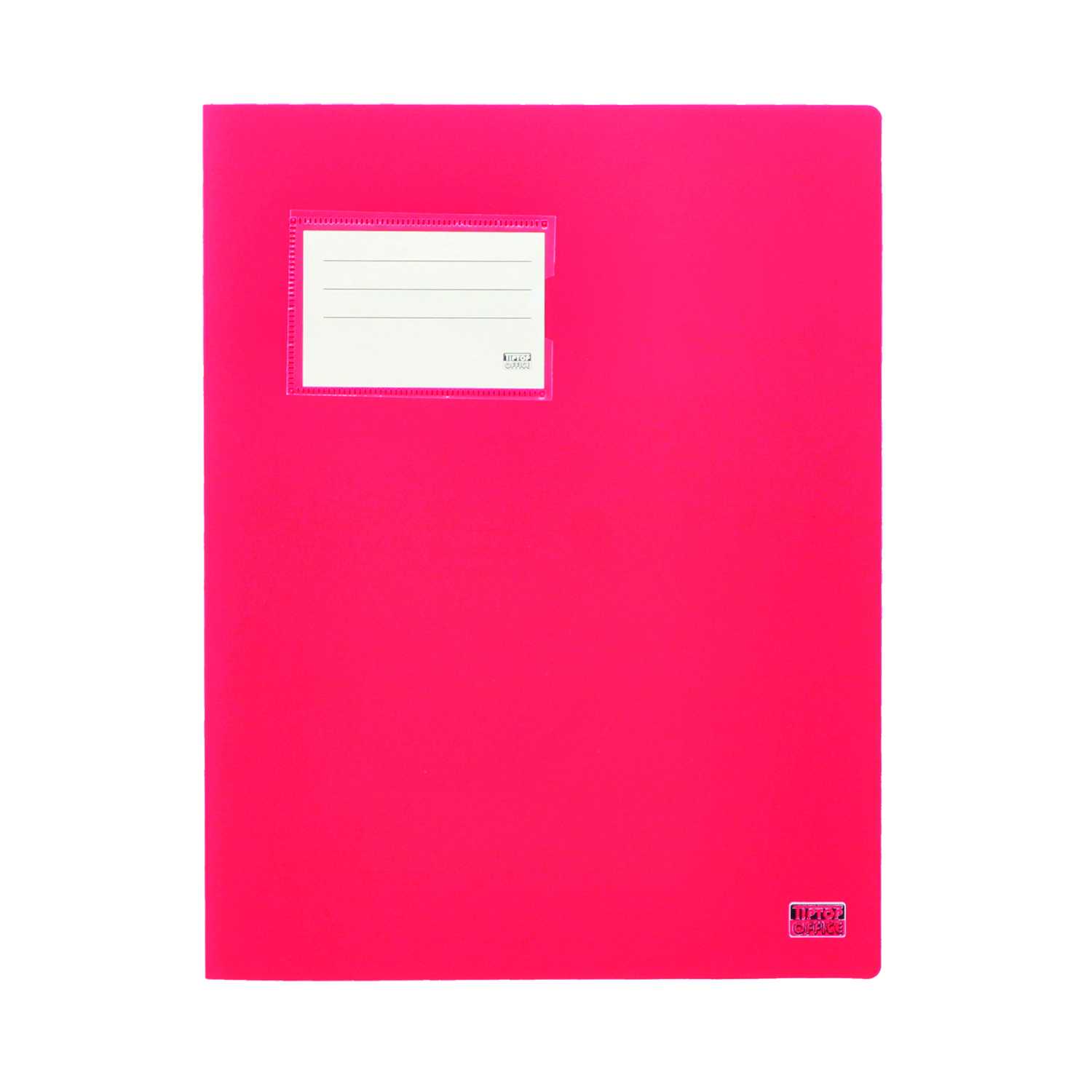 Schnellhefter A4 PP mit Tasche rot