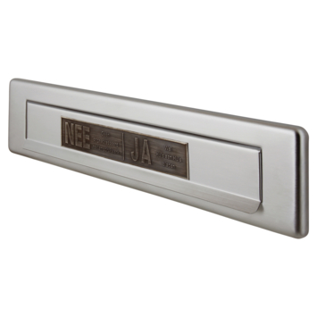 ja/ nee sticker tin kleur