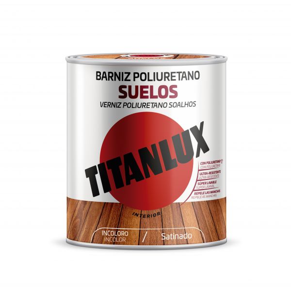 Titan Verniz Poliuretano Soalhos Acetinado 750ml