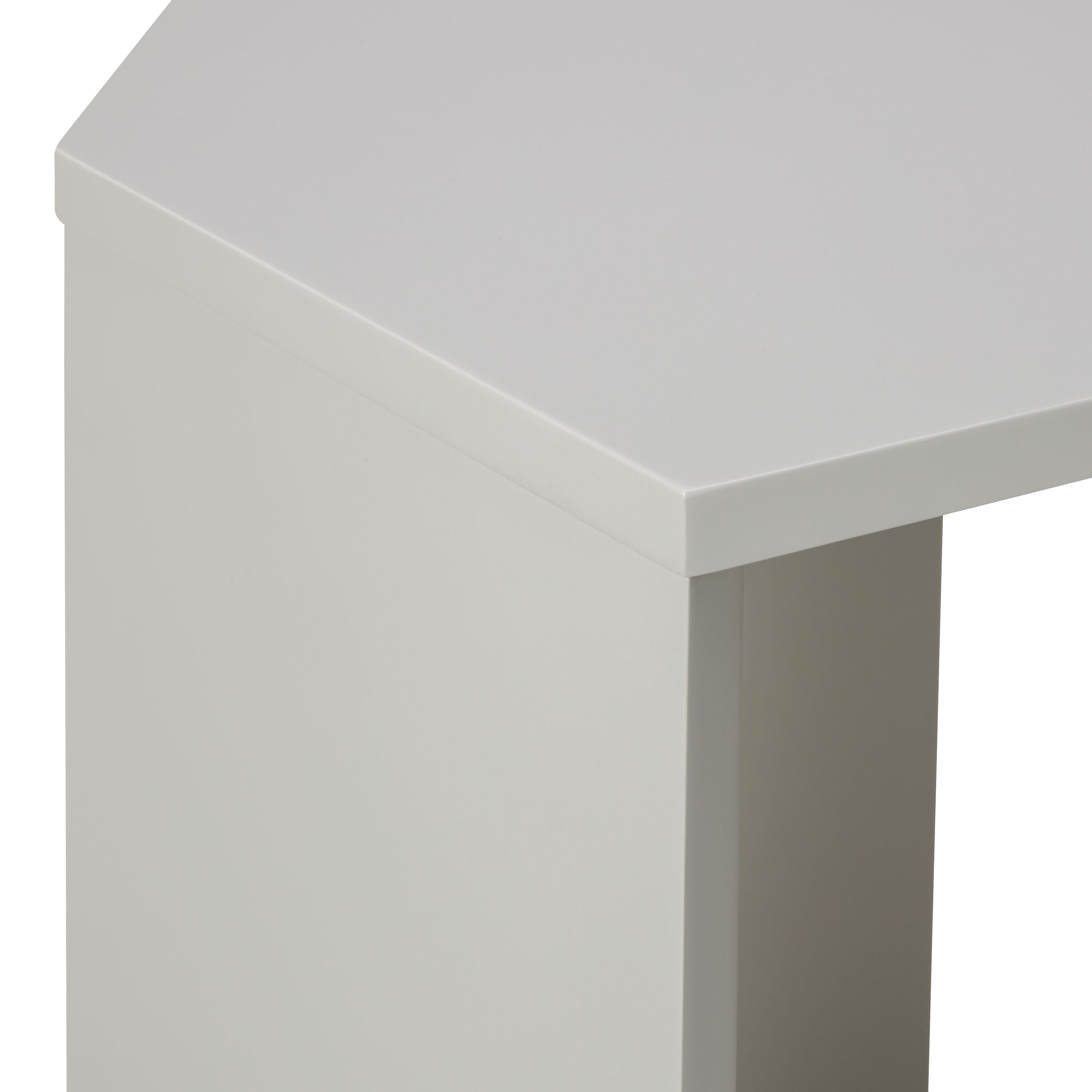 MARLEY Beistellt. 35x30.5xH50.5cm - Grau / B: 35.0 cm x T: 30.5 cm x H: 50.5 cm
