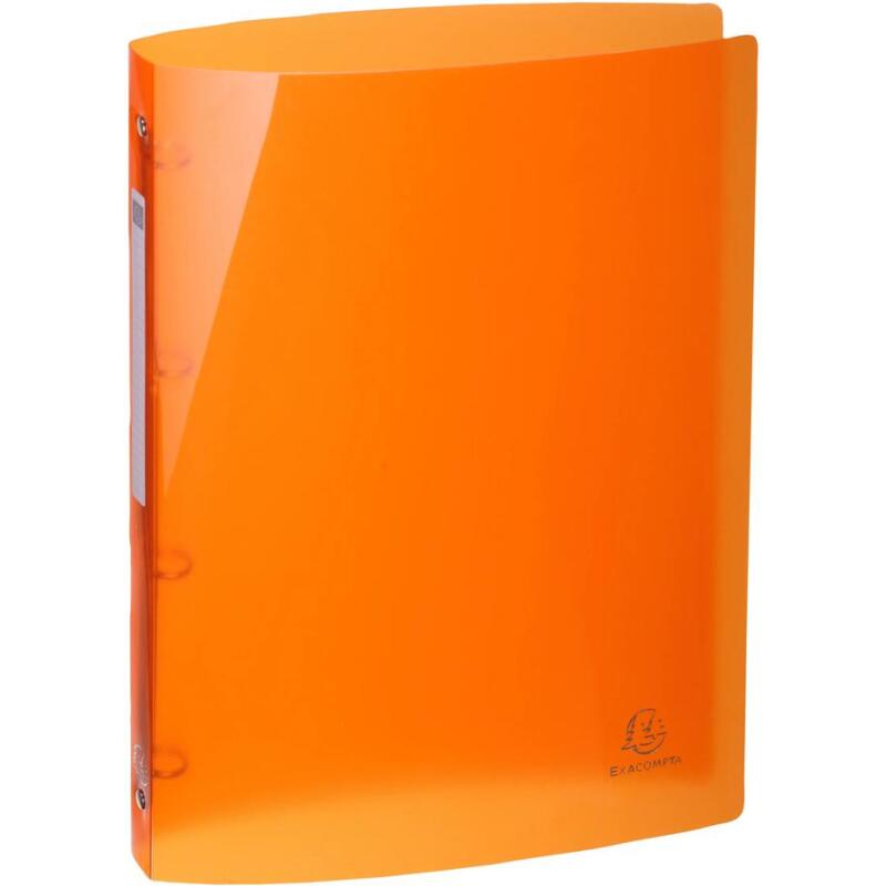 Classeur 4 anneaux plastifié Exacompta Iderama A4 - Dos 1,5 cm couleurs assorties