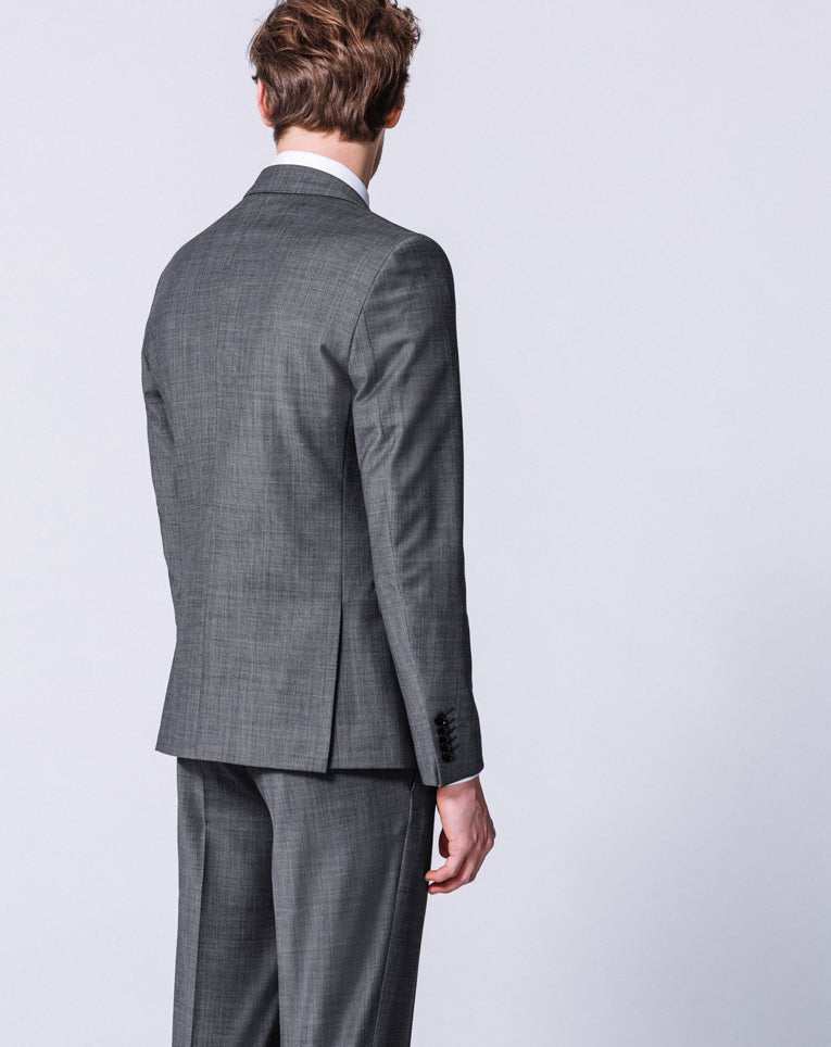 Costume faux uni gris mason