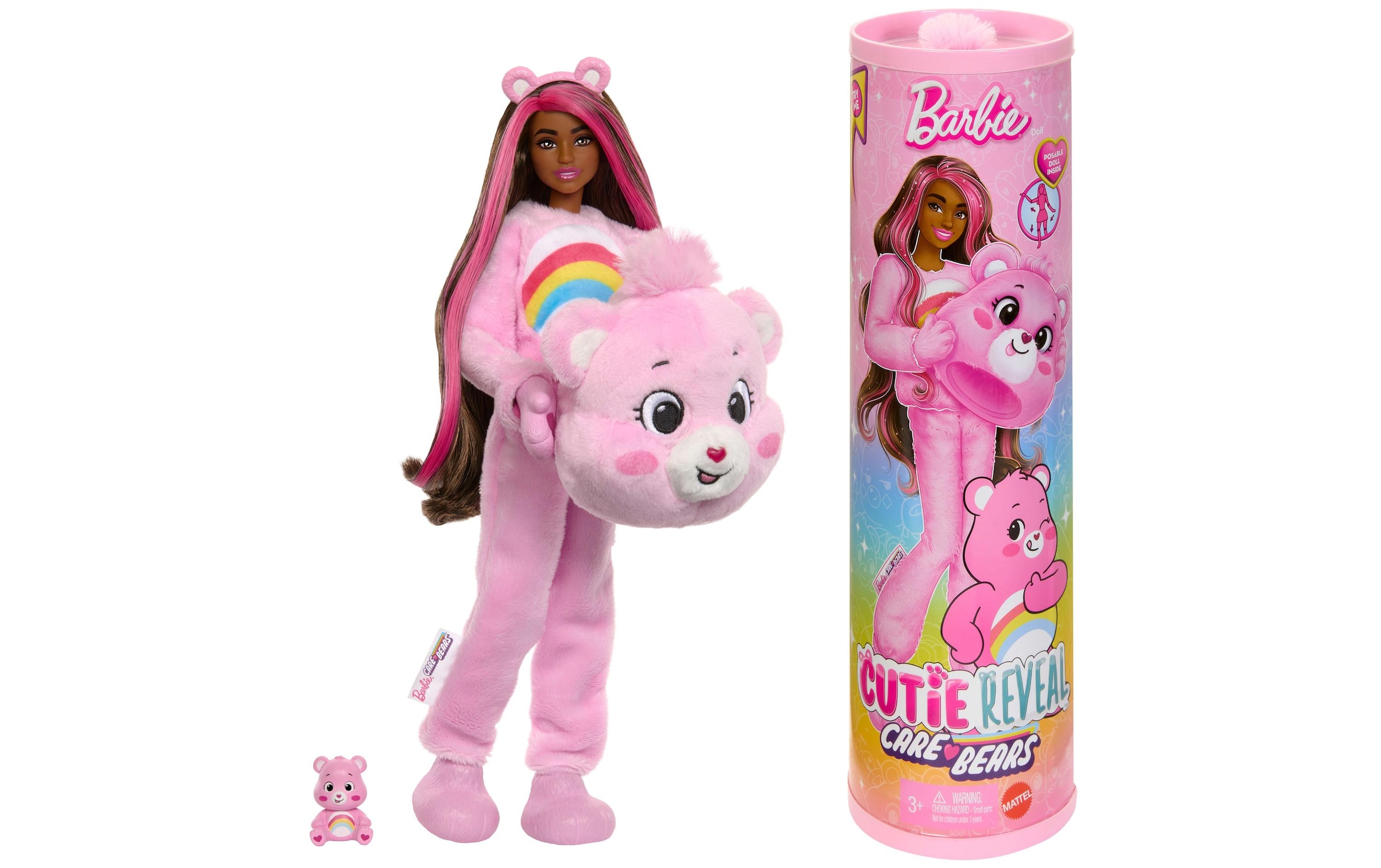 Barbie Anziehpuppe »Cutie Reveal Care Bears 2 - Hurrabärchi«