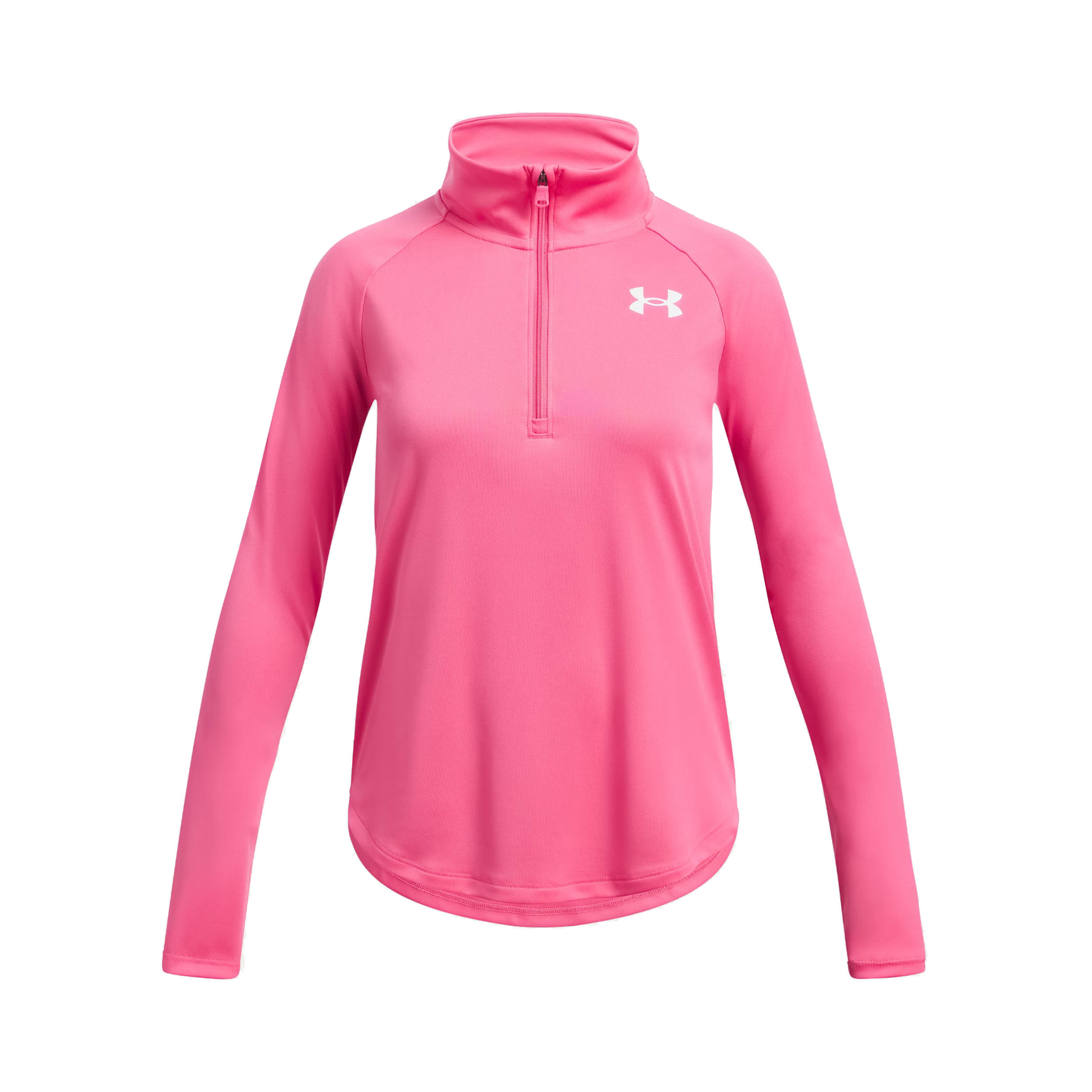 Under Armour Tech Graphic Half-Zip Haut Manches Longues Filles - Pink