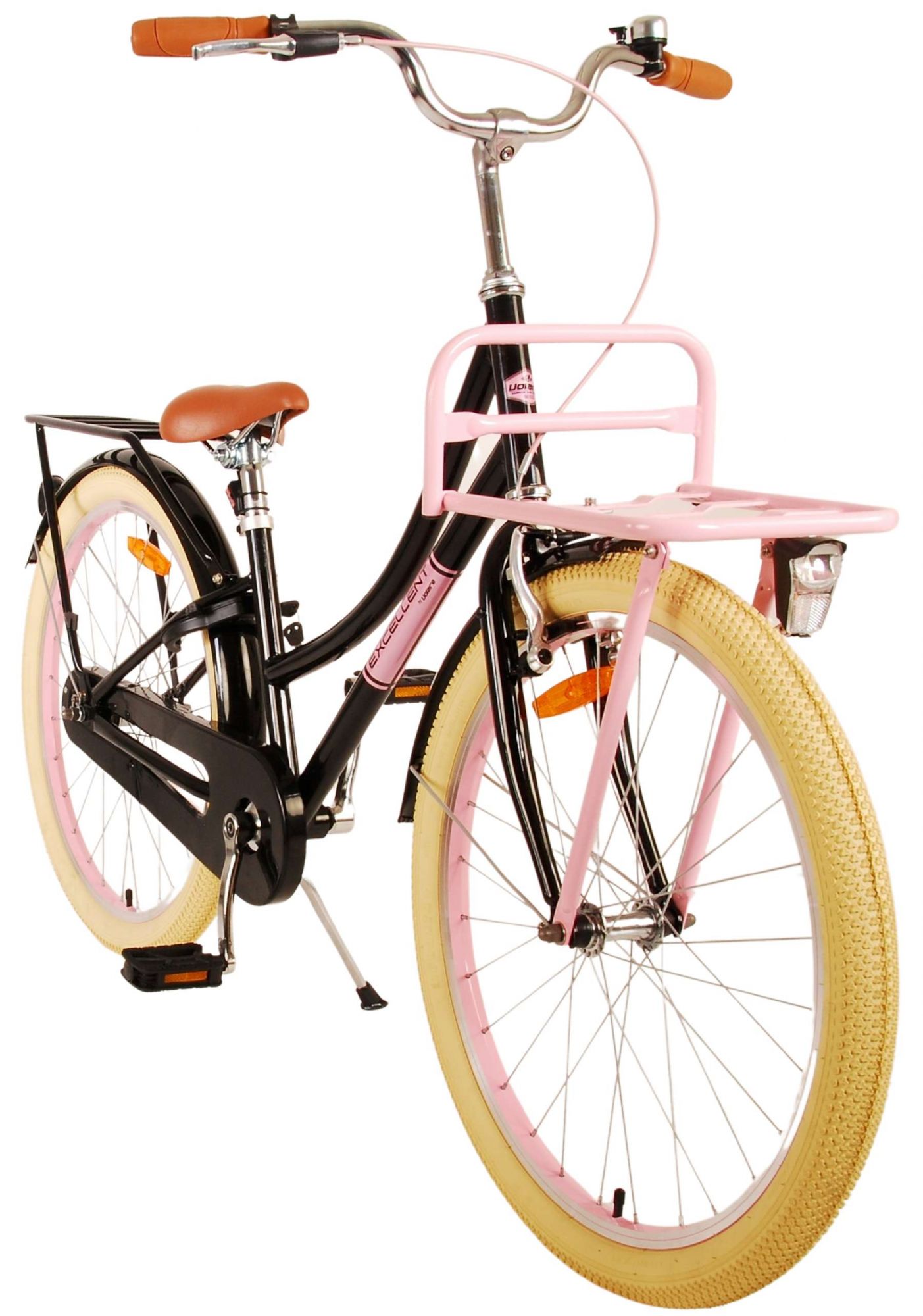 TPFSports Excellent Kinderfahrrad - Mädchen - 24 Zoll - Rücktritt + Handbremse - Grün