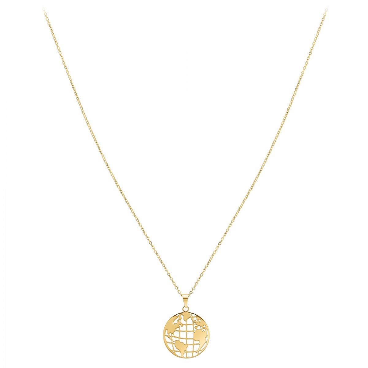 Collier mappemonde par SC Bohème
