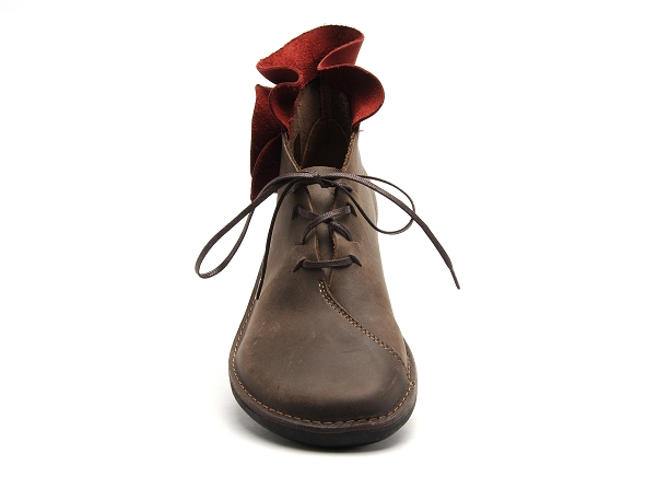 Loints boots bottine plates femme 68463 marron