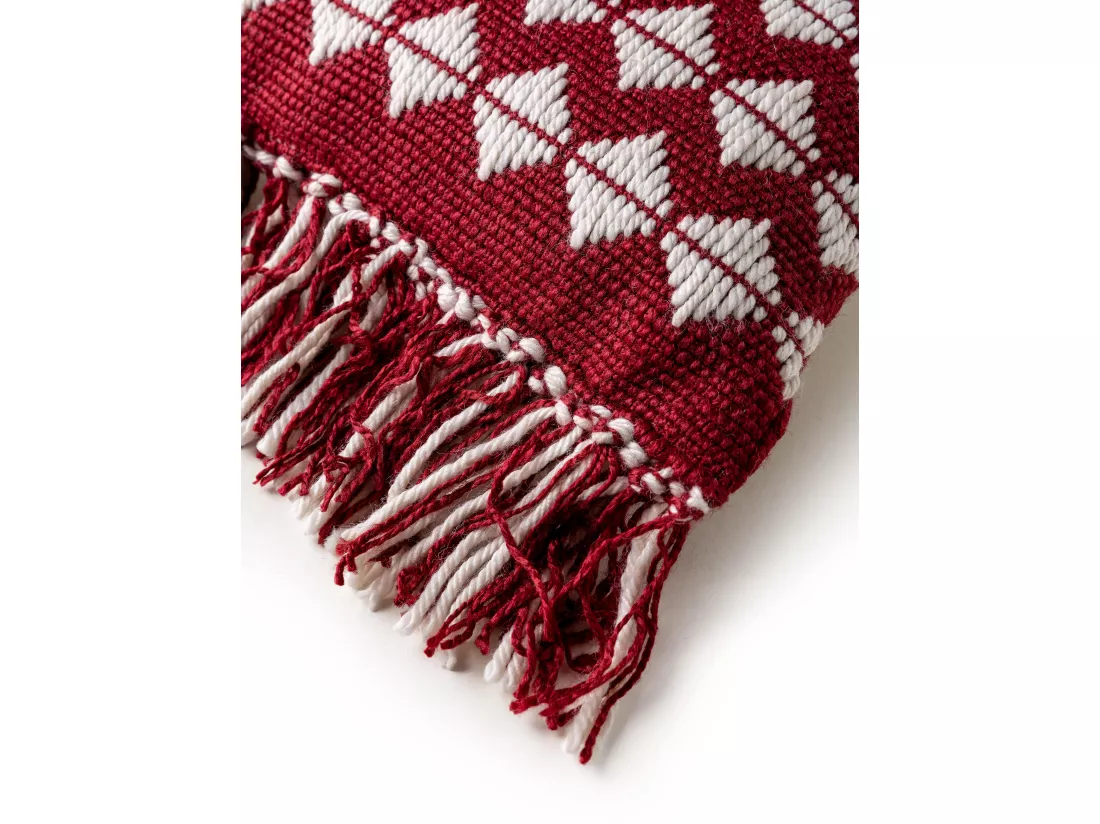 Coussin d'intérieur et d'extérieur Morty Rouge 30x50 cm