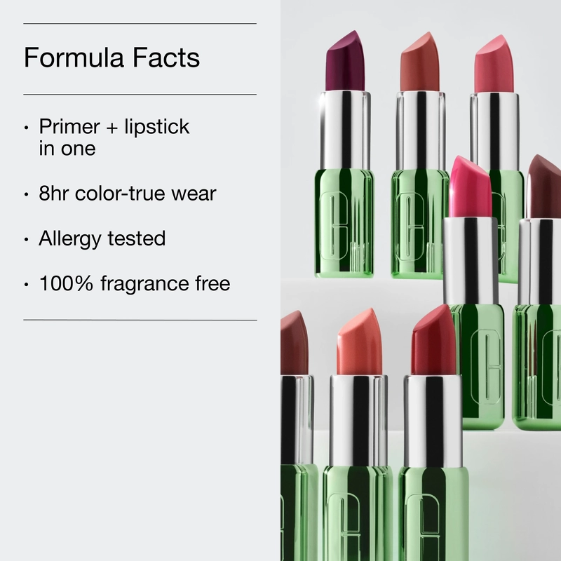Clinique Pop Longwear Lipstick Matte 3,9 gr. - Peony Pop