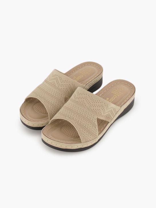 Casa mia Pantolette beige