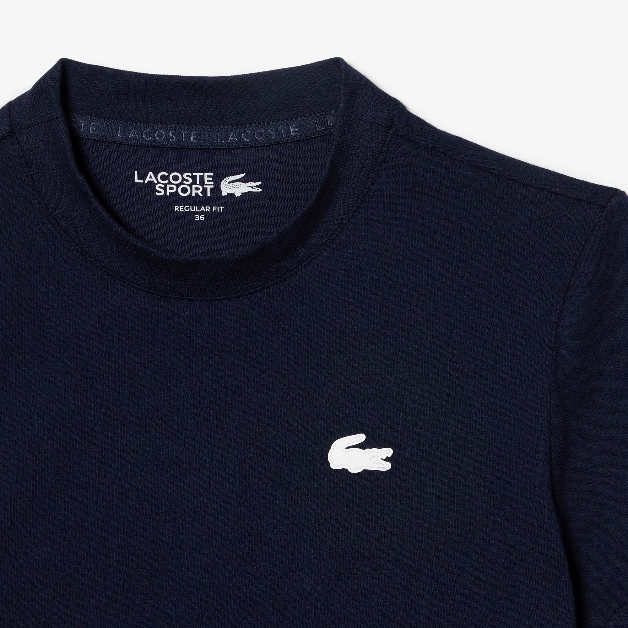 T-shirt jersey technique de coton biologique ultra-dry T-Shirts - Bleu - Lacoste - Femme