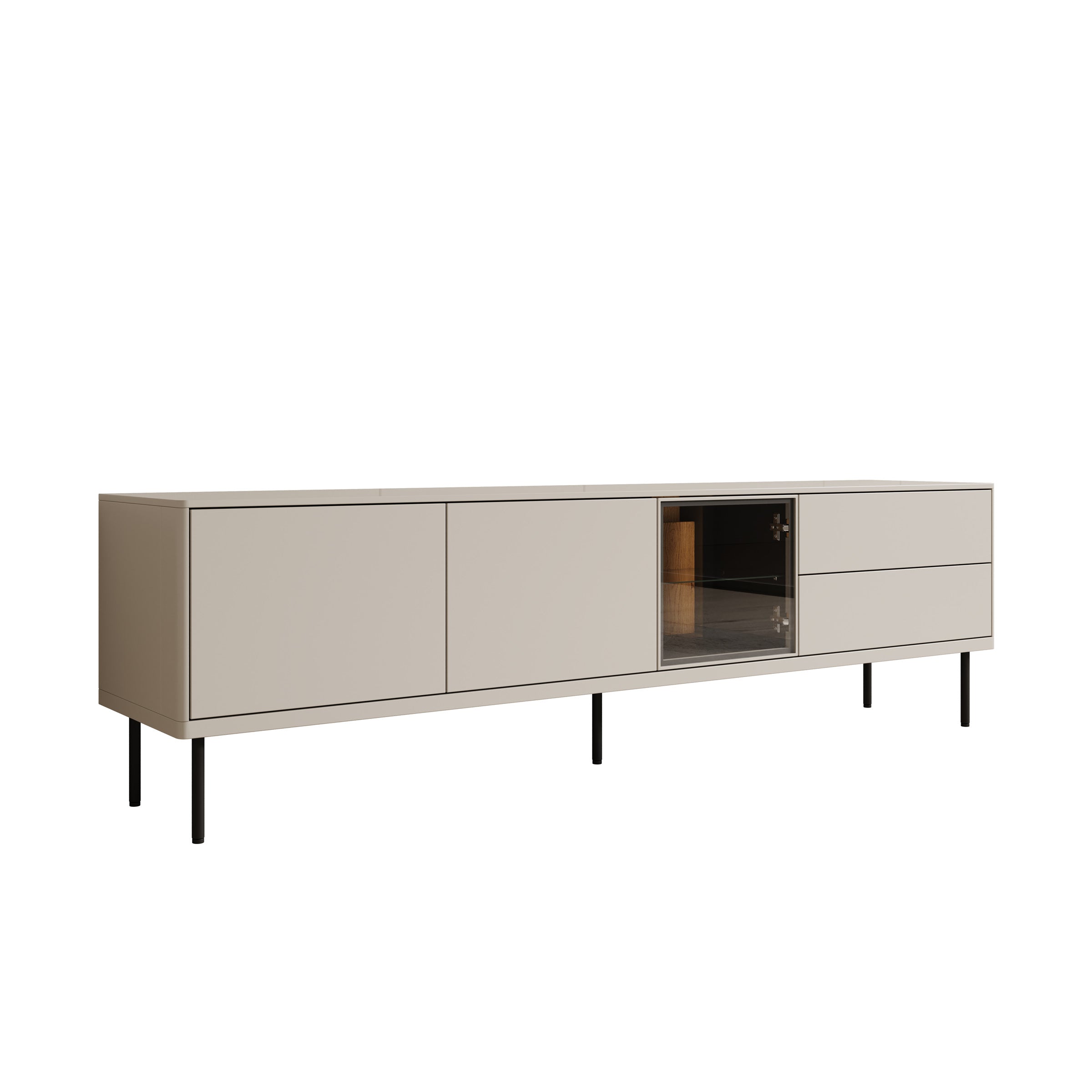 Meubella - Estrella - TV-Meubel - Beige - 194x41x56 cm
